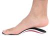 Unisex Flatfoot Orthotic Insole Arch Support Plantar Fasciitis Pain Relief Correction Foot Pad(Red BottomBlack   L: 4146)