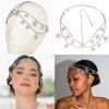 Exquisite Head Chain Fashion Head Jewelry Women Prom Headpiece Dancing Accessories Alloy Material for Every Occasion