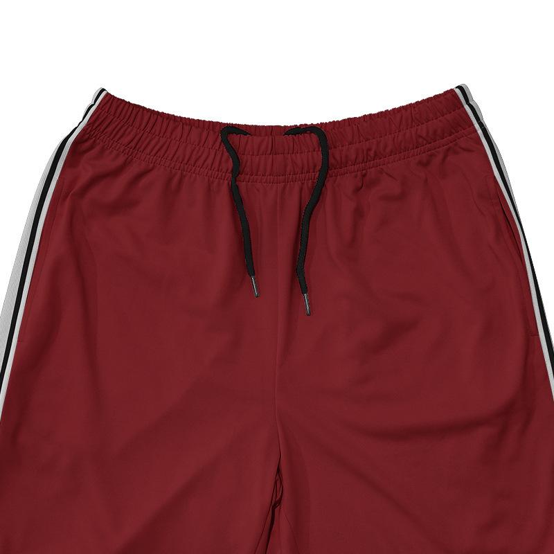 Új Stílusú Csíkos Férfi Egyenes Szárú Nadrág Laza Szabású Sport Hosszú Nadrág Alkalmi Nadrág