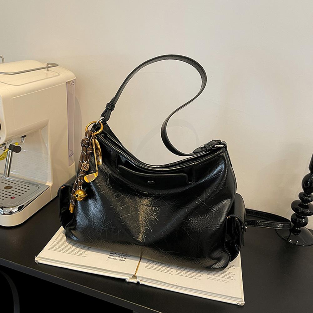 Женская повседневная подмышечная сумка из ПУ кожи, ретро сумка через плечо, универсальная сумка-слинг, сумка для путешествий, покупок, работы, свиданий