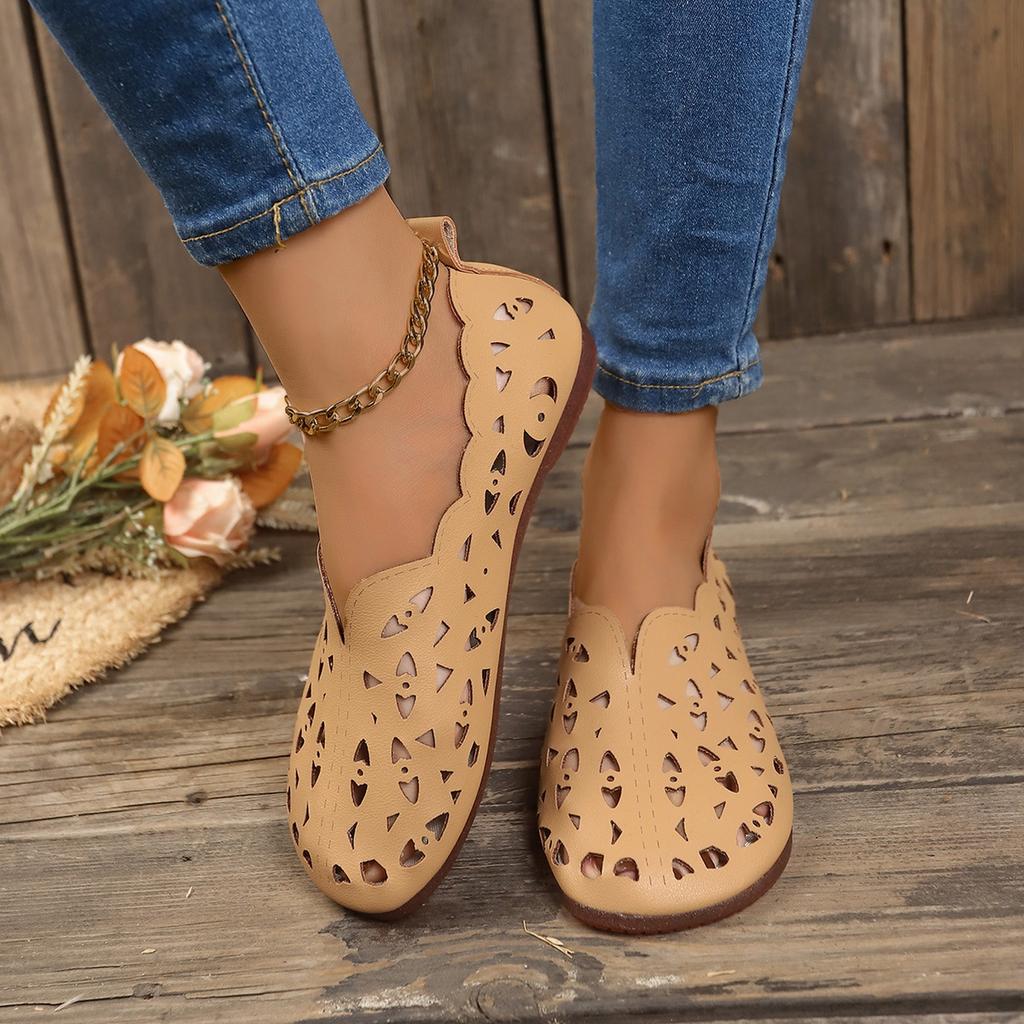 Women's Casual Sandals Comfortable Toe Post Beach Walking Shoes for Summer Spring Outfits 2PCS