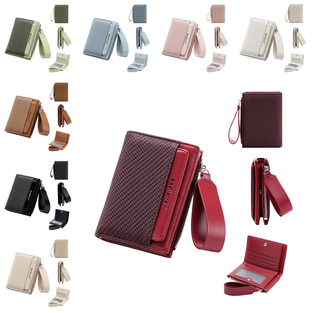 Minimalist Pu Womens Short Wallet With Card Holder And Coin Pocket For Daily Use