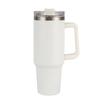 40oz Stainless Steel Beer Mug with Handle and Straw