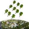 10Pcs 7cm Trees Model Garden Wargame Train Railroad Micro Landscape Park Scenery Scale Tree