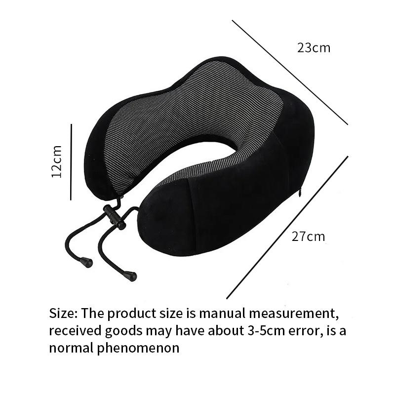 U Travel Memory Cotton Pillow Neck Motor Cars And Aeroplanes Nap Magnetic Fabric Ushaped