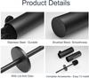 Wall Mounted Toilet Brush Toilet Bowl Brush, Toilet Brush with Holder Black, 304 Stainless Steel Black Toilet Brush Set