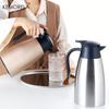 KEMORELA 2L Coffee Thermal Kettle Stainless Steel Vacuum Flasks Office Thermos Bottle Insulation Kettle Hot Water Thermos Pot