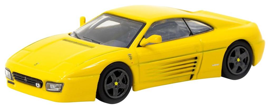 TARMACWORKS Scale Ferrari 348 Challenge Yellow Finished Model 1/64 T64R-082-YL