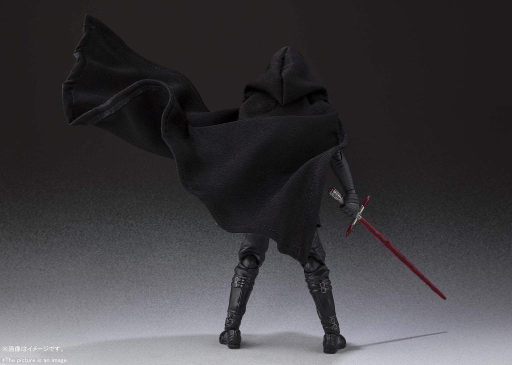 TAMASHII NATIONS Star Wars Kylo Ren: Vzestup 155mm malovaná pohyblivá figurka SHFiguarts (STAR WARS Skywalker) Cca. PVC, ABS a tkaniny