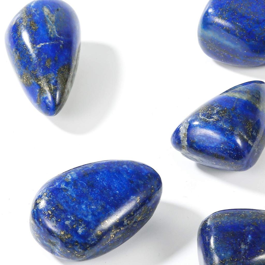 EnergyPower Lapislazuli Pflasterstein 30mm bis 40mm Groß AAA Hohe Qualität Naturstein Hochwertiger Kies Kiesel König der Kraftsteine Lapis Dezember