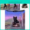 Adorable Cartoon Style Acrylic Black Cat Pendant Perfect For Car Decor