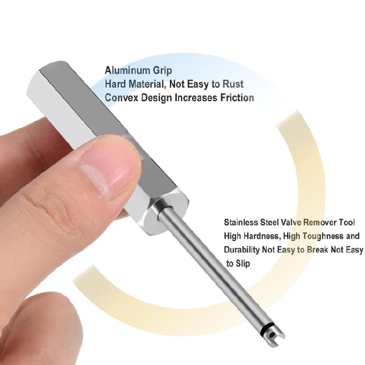 Magnetic Valves Cores Wrench With Ergonomic Handle for Convenient Storage and Portability Home And Professional Repair