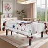 American Flag Star Rectangle Tablecloth for Table Decor Holiday Party Waterproof Reusable Table Cloth for Table Dining Room