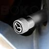 Tire Valve Caps for Mazda Mazda Mazda Mazda Mazda Mazda Stylish Atenza, Axela, CX-3 MS, CX-4, CX-5, CX-8 - Dress-up (Silver)