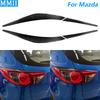 For Mazda CX-5 CX5 2013-2017 Real Dry Carbon Fiber Rear Taillight Eyelid Eyebrow Cover Panel Trim Car Accessories Modification