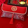 Best Wishes Brocade Red Envelop Embroidery Red Pockets Exquisite Hongbao  Spring Festival