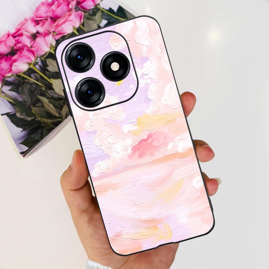 For Tecno Spark 10 10c 10 Pro Phone Case Spark10 KI5k KI5m KI5q KI7 Back Cover Soft Transparent TPU Slim Funda Dragon Astronaut