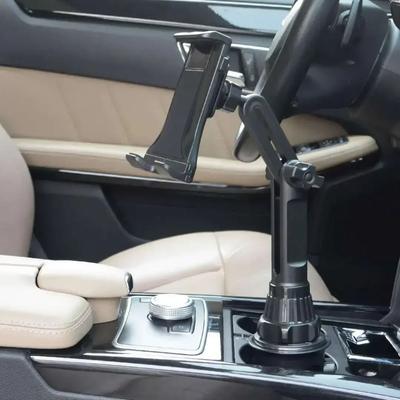 Tablet-Getränkehalter Auto Universal-Handyhalter 360° verstellbar Stabile Basis Passend für IPad Pro New Air IPad Mini Samsung