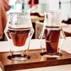Dubbelväggig glas espressokaffemugg transparent högt borosilikatglas te latte vinglas bar barista café tillbehör