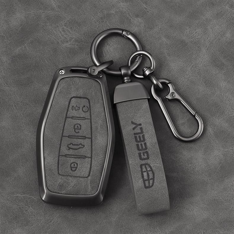 Geely Car Key Cover: Compatible with Emgrand, Star Yue, Boyue, Bin Yue, Bin Rui, Borui, Vision, and X6 Models