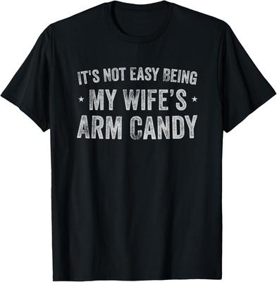 Es ist nicht einfach, der Schmuck meiner Frau zu sein Retro Lustiges Ehemann-Geschenk Unisex T-Shirt