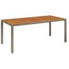 Vidaxl 7-Cz. Gartenmöbel-Set mit Kissen, Grau, PE-Rattan