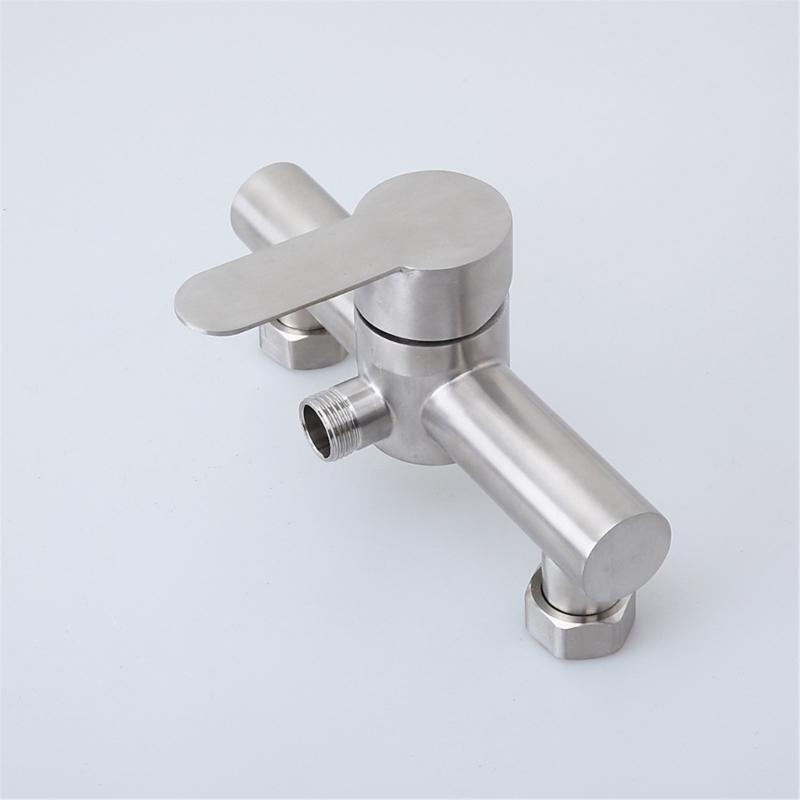 Wall Mounted Bath Mixer Tap Bathroom Bath Shower Single Lever Mixer Tap Single Handle Faucet for Cold and Hot Water
