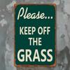 Retro Style Metal Wall Plaque for Home Decor