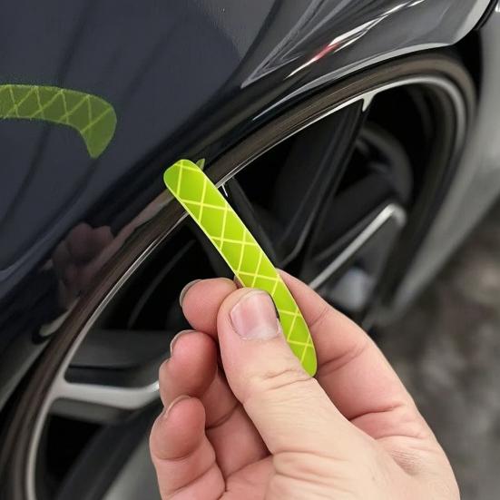 20PCS Car Wheel Stickers Reflective Night Safety Warning Tape Waterproof Scratch-Resistant Rim Decals for Cars Motorcycles Bicycles