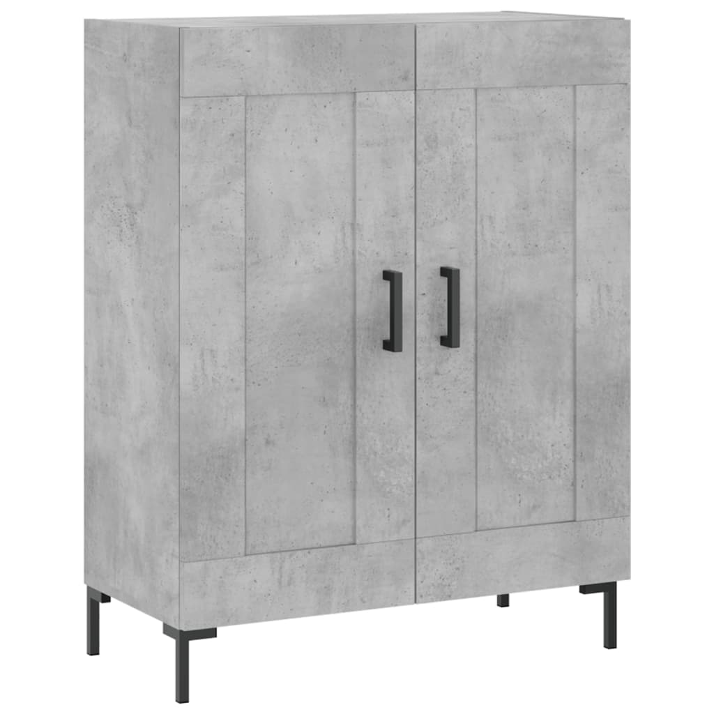Highboard Concrete Grey 69.5 x 34 x 180 cm Particleboard