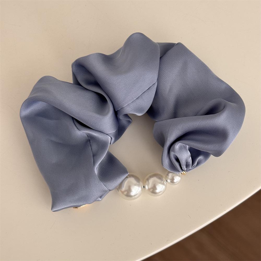

Korean Pearl Edge Low Ponytail Hair Tie - Gold Label High-End Accessory