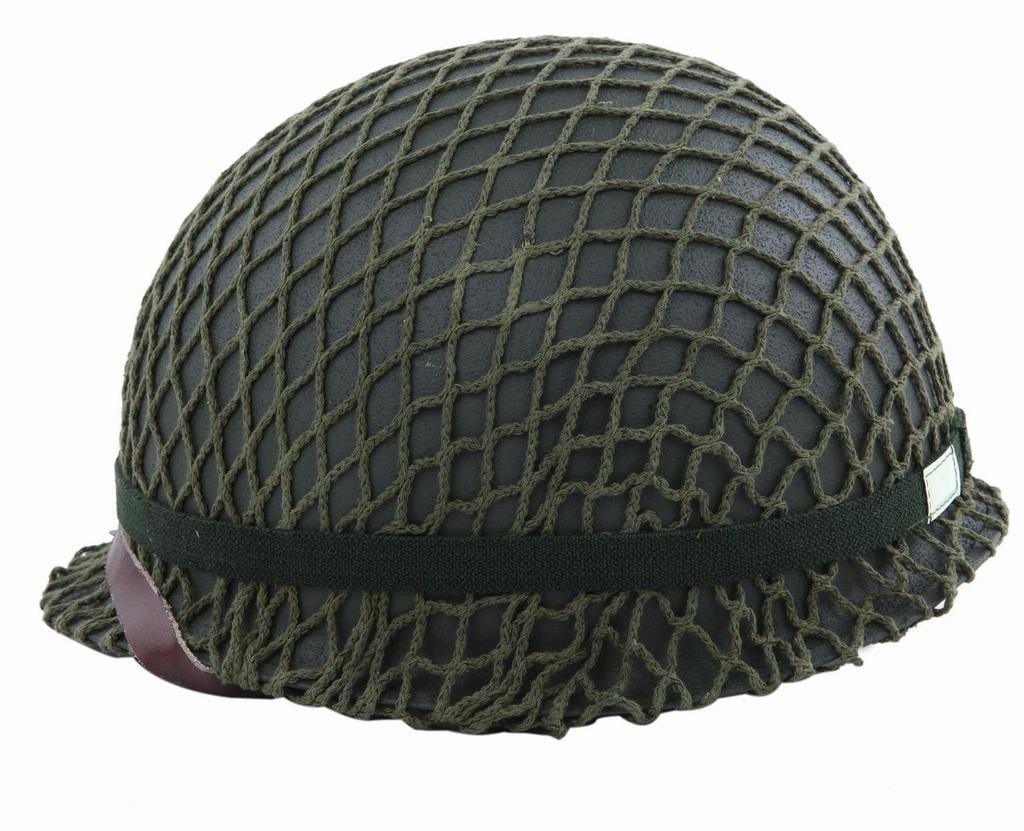 Steel Replica M1 Helmet with Mesh Heavy-duty Net.