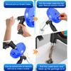Pipe Unclogger Drain Auger Set with Drill Adapter Flexible Steel Drain Auger Shower Tub Floor Drains Gloves Cloth Bag Clog Remover