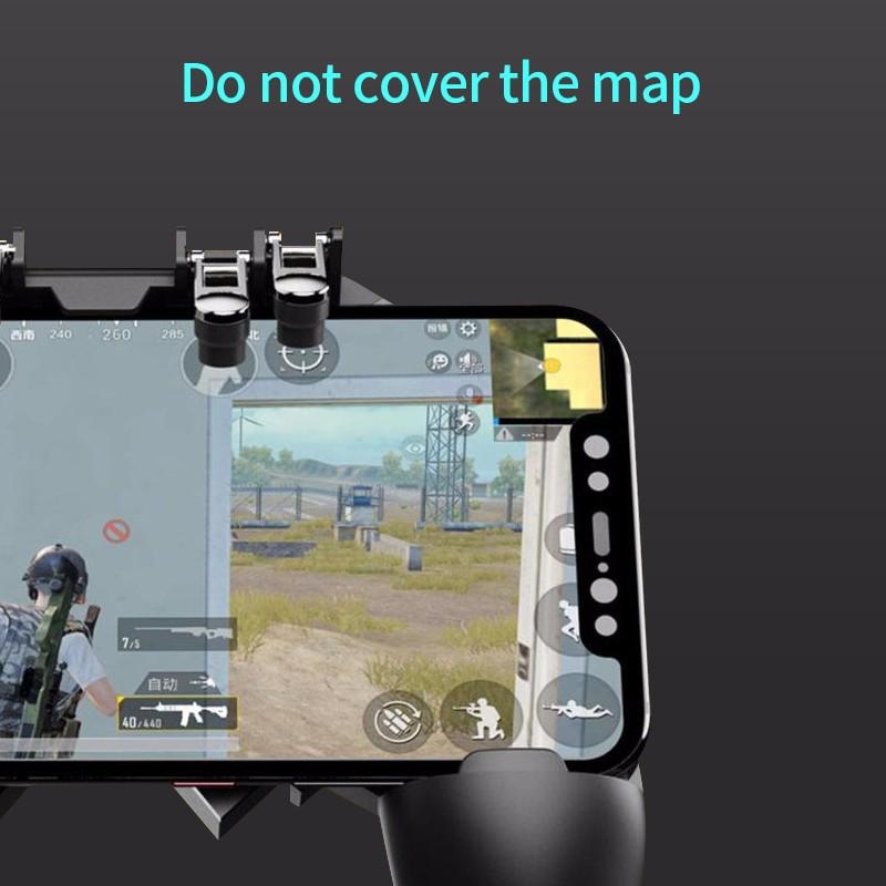 Buy AK66 Six Finger MFP Mobile Game Controller Free Fire Key Button ...