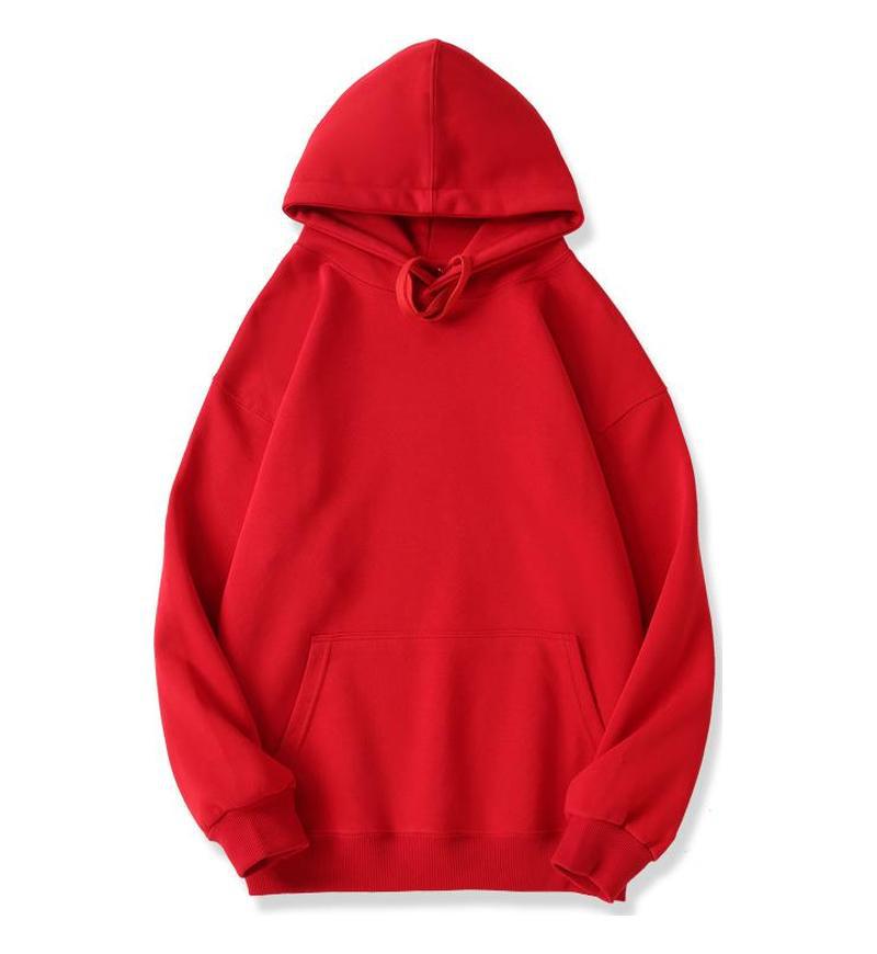 Autumn/Winter Velvet Thick Hoodie - Loose, Drop Shoulder, Couple Style