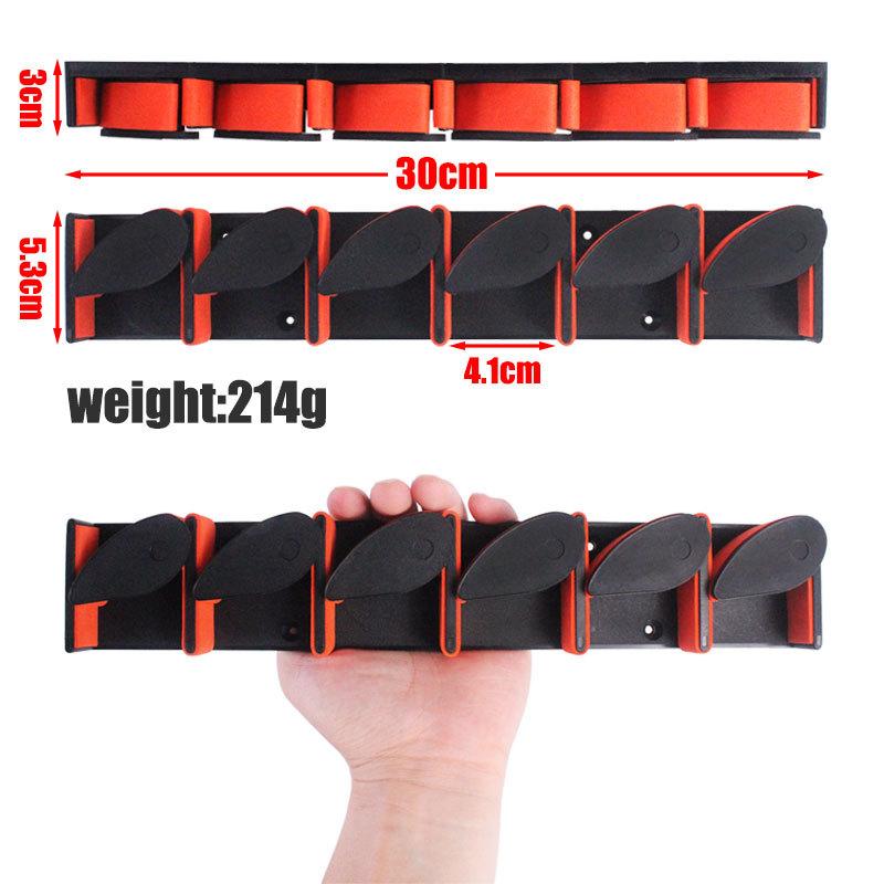 Luya Fishing Tackle Tool Accessories Wall Mount Fishing Rod Holder Vertical Boxed Fishing Rod Holder