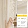 Chu Yang Cream French Jacquard Chenille Blackout Curtains for Living Room and Bedroom - High-End Style Customization