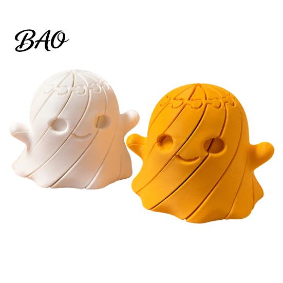 Stretchable Ghost Figures 3D Printed Fidget Toy, Flexible Slippery Sensory Toy for Kids Adults, Cute Figurine Stress Relief Halloween Desk Decoration