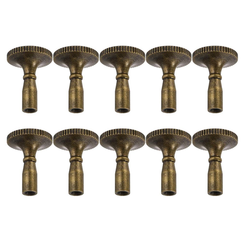 10Pcs Lamp Turn Switch Knob Replacement Copper Light Switch Knob Standard Size Twist Switch Knobs Easy To Install