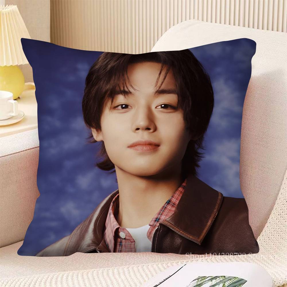 Park Jihoon K-pop Kissenbezug Mode Quadratischer Kissenbezug Schlafzimmer Sofa Raum Ins Dekoration Freizeit