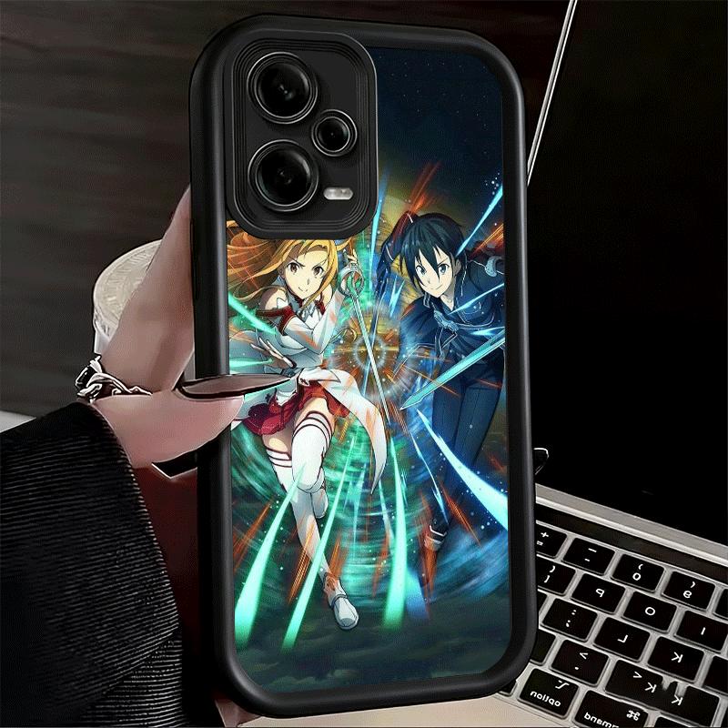 

Мягкий чехол для телефона с аниме Sword Art Online для Xiaomi Redmi Note 15 14 13 12 11 Pro Plus 10S 11S 4G 11T 5G, силиконовый корпус Funda Redmi Note 11S 4G