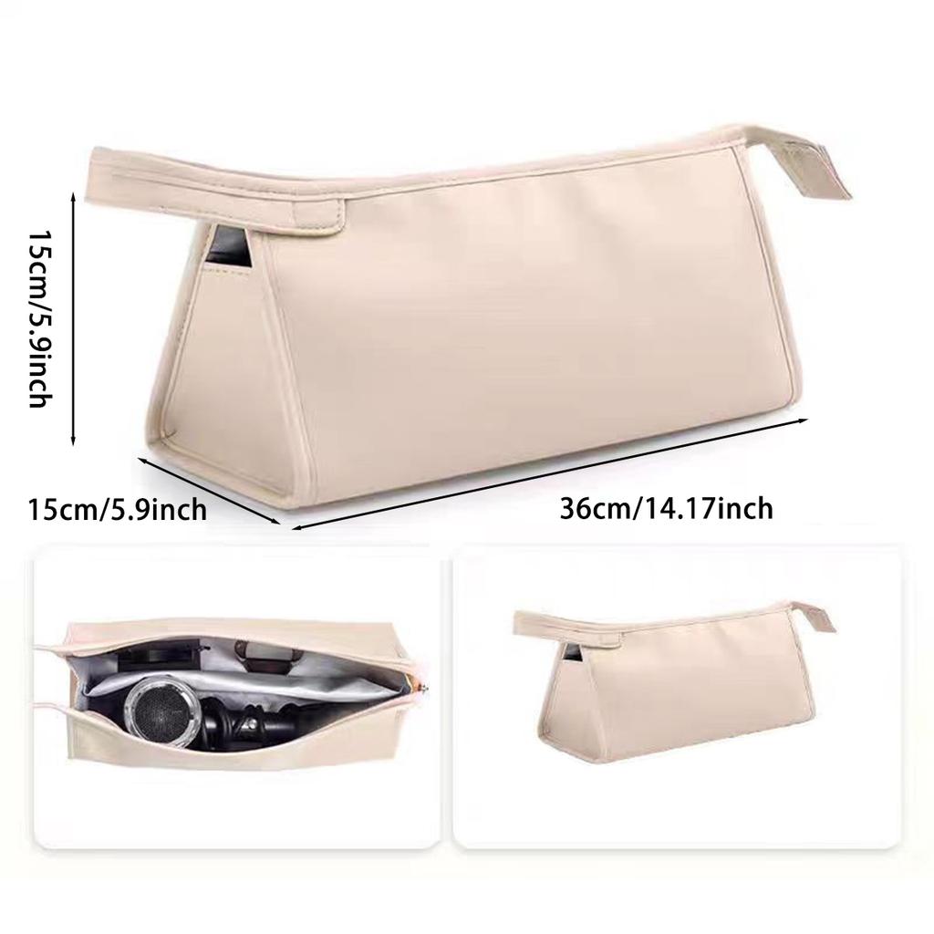 PU Portable hair dryer storage bag, hair dryer travel portable storage bag, curling iron and hair curler storage bag, 1 PC