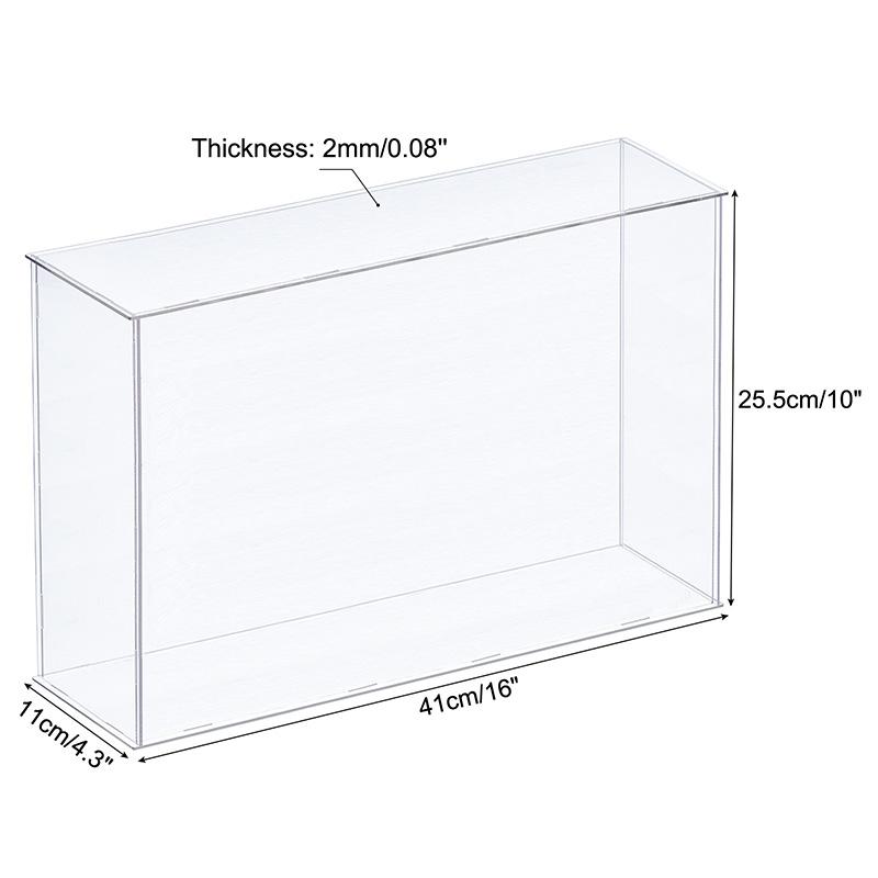 41size Acrylic Display Case for Collectibles Assemble Clear Protection Showcase Cube Storage Box Dustproof Display Organize Toys