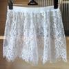 Spring and Autumn Women's Plus Size Layered Lace Hip-Covering Short Skirt Apron