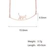 Cazador Cute Animal Cat Pendant Necklace for Women Lovely Paw Choker Neck Chain Stainless Steel Jewelry Birthday Gift 2026