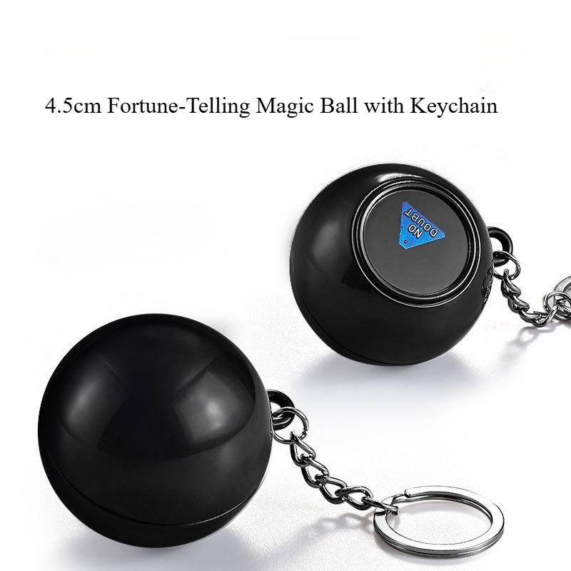 Magic 8 Ball Portable Fortune Teller with 20 Answers Mystic Black 8 Ball Novelty Party Game Prop for Teen Adults Divination Gift