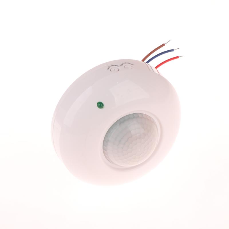 1 Set Ac110-240V Ceiling Mounted Pir Super Slim Motion Sensor Light Switch Human Body Infrared Detector 180 Degree