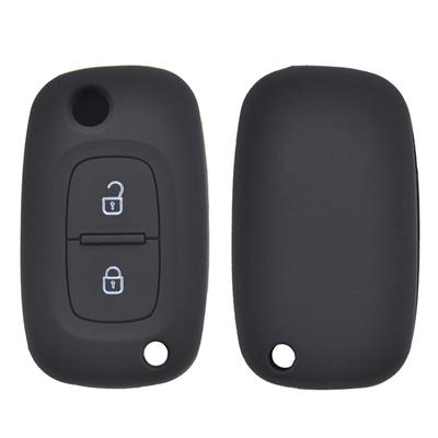 Silicone Car Key Cover Case For Renault Modus Clio Megane Kangoo 2017 2018 Auto 2 Buttons Flip Fold Remote Key Protector Holder