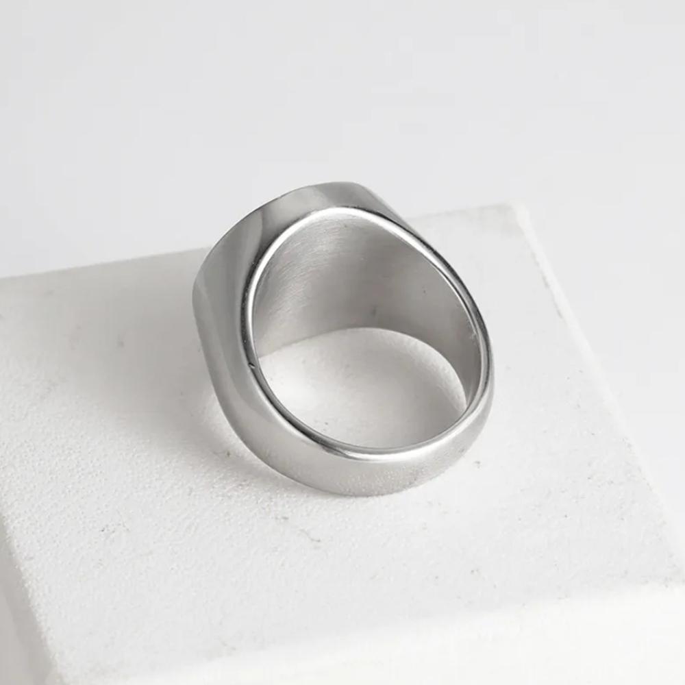 Seal of The Seven Archangels Viking Ring Secret of Universe Rings for Men Stainless Steel Solomon Kabbalah Talisman Jewelry