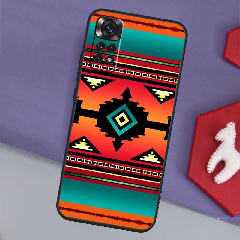Navajo Print Pattern Funda For Xiaomi Redmi Note 14 13 12 11 Pro 9 10 9S 10S 11S 12S Redmi 14C 10C 12C 13C Case